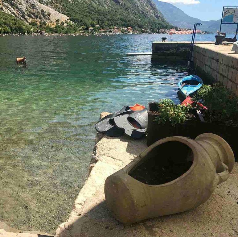 Apartment Lukiduki At The Beach - Kotor Kültér fotó